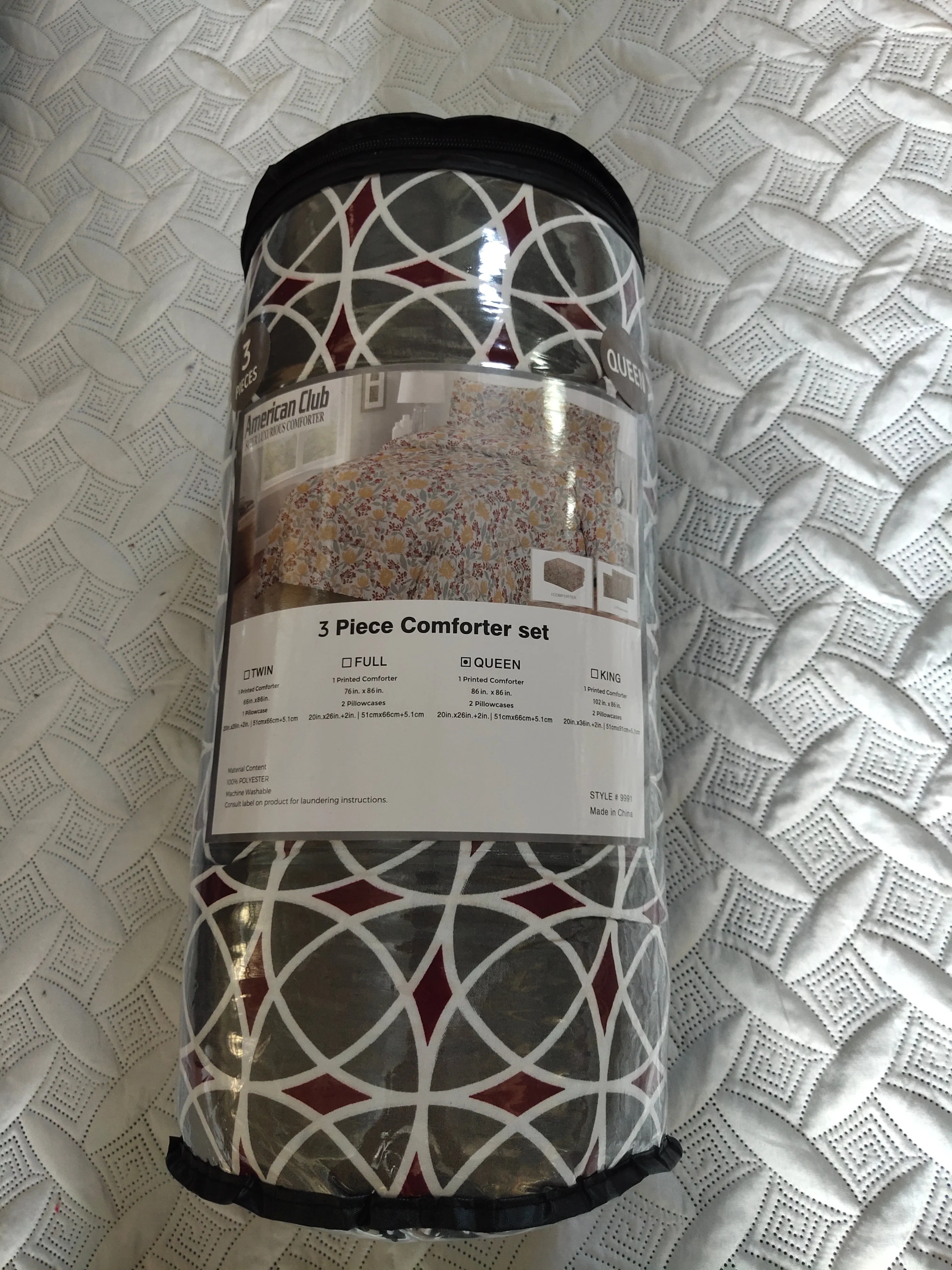 3Pc Full Size Comforter Sets