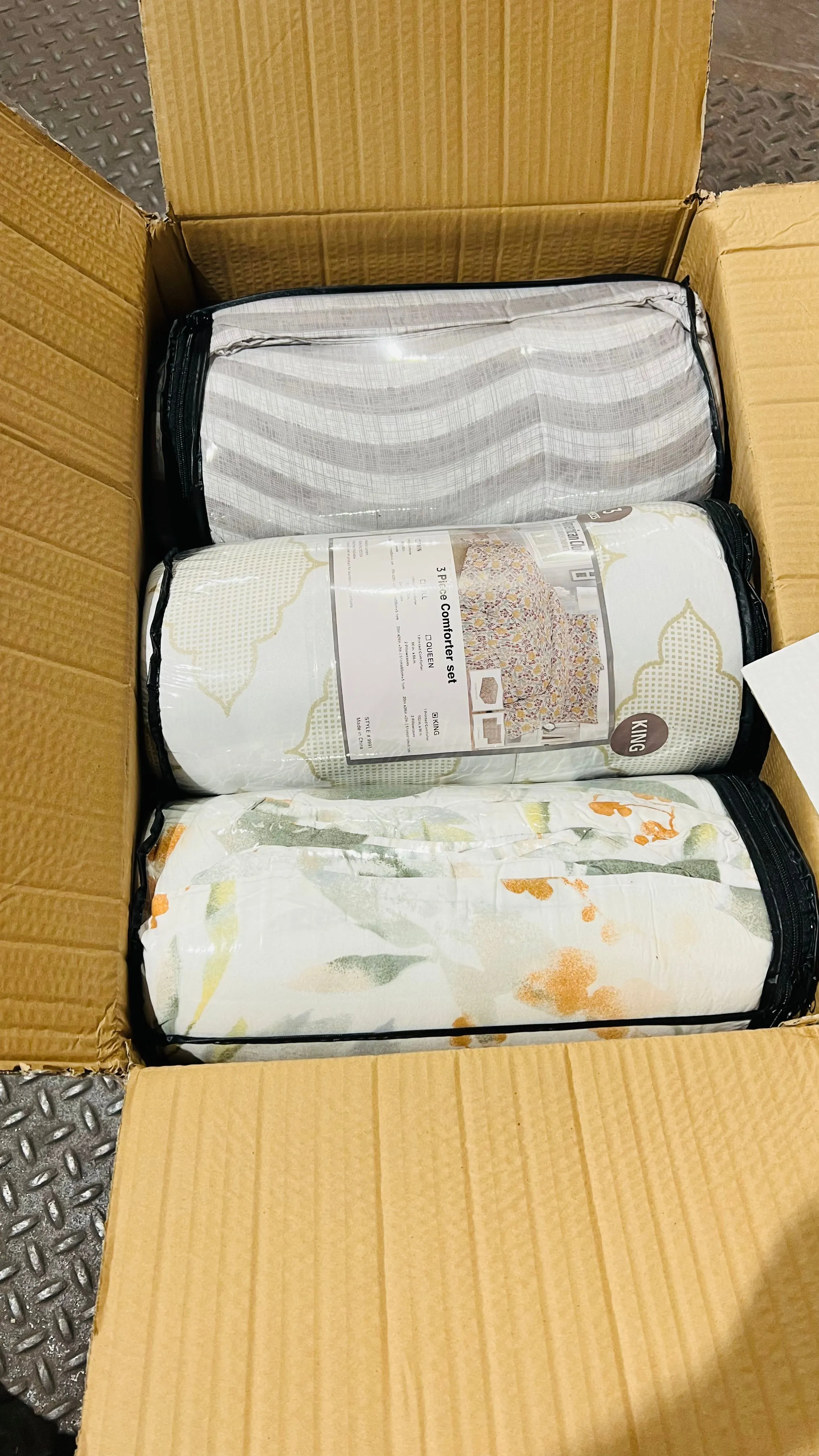 3Pc Full Size Comforter Sets