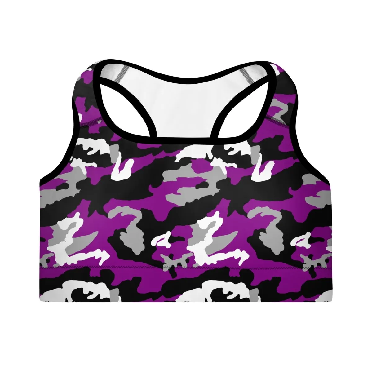 Asexual Camouflage Sports Bra