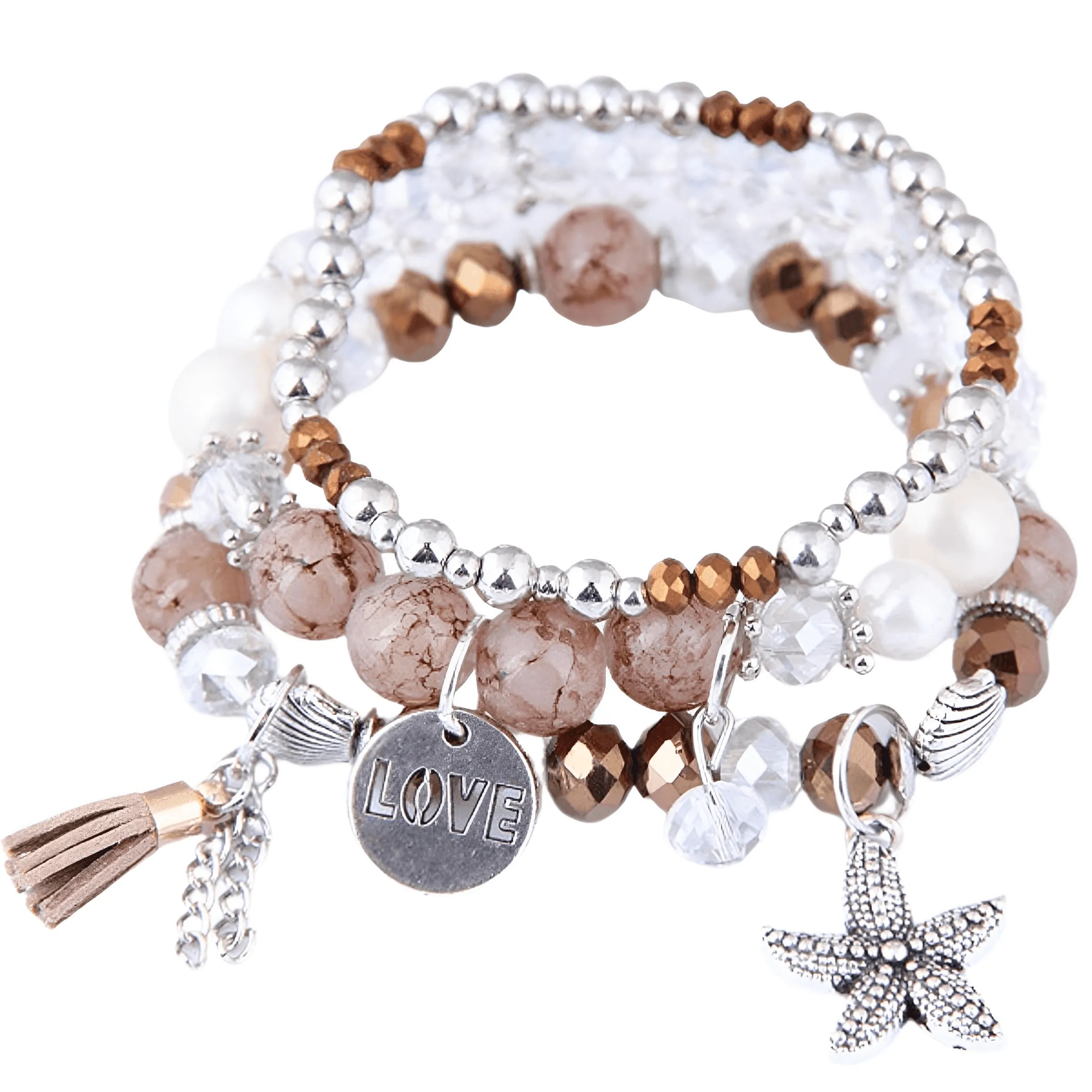 Assorted Style Bohemian Charm Bracelets For Women