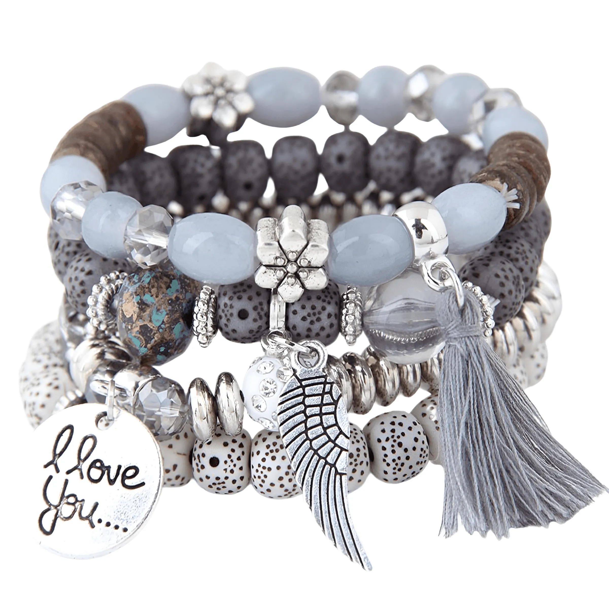 Assorted Style Bohemian Charm Bracelets For Women