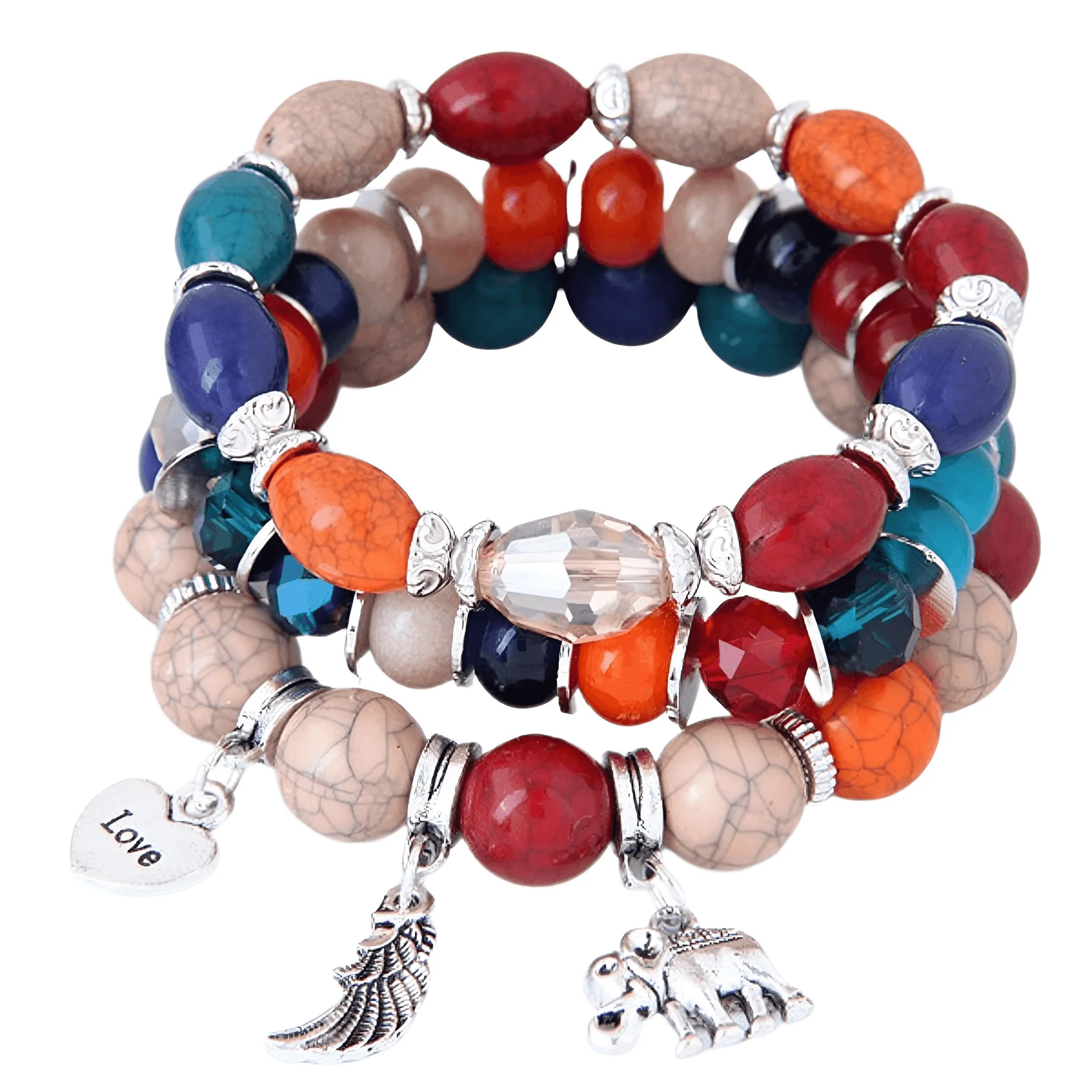 Assorted Style Bohemian Charm Bracelets For Women