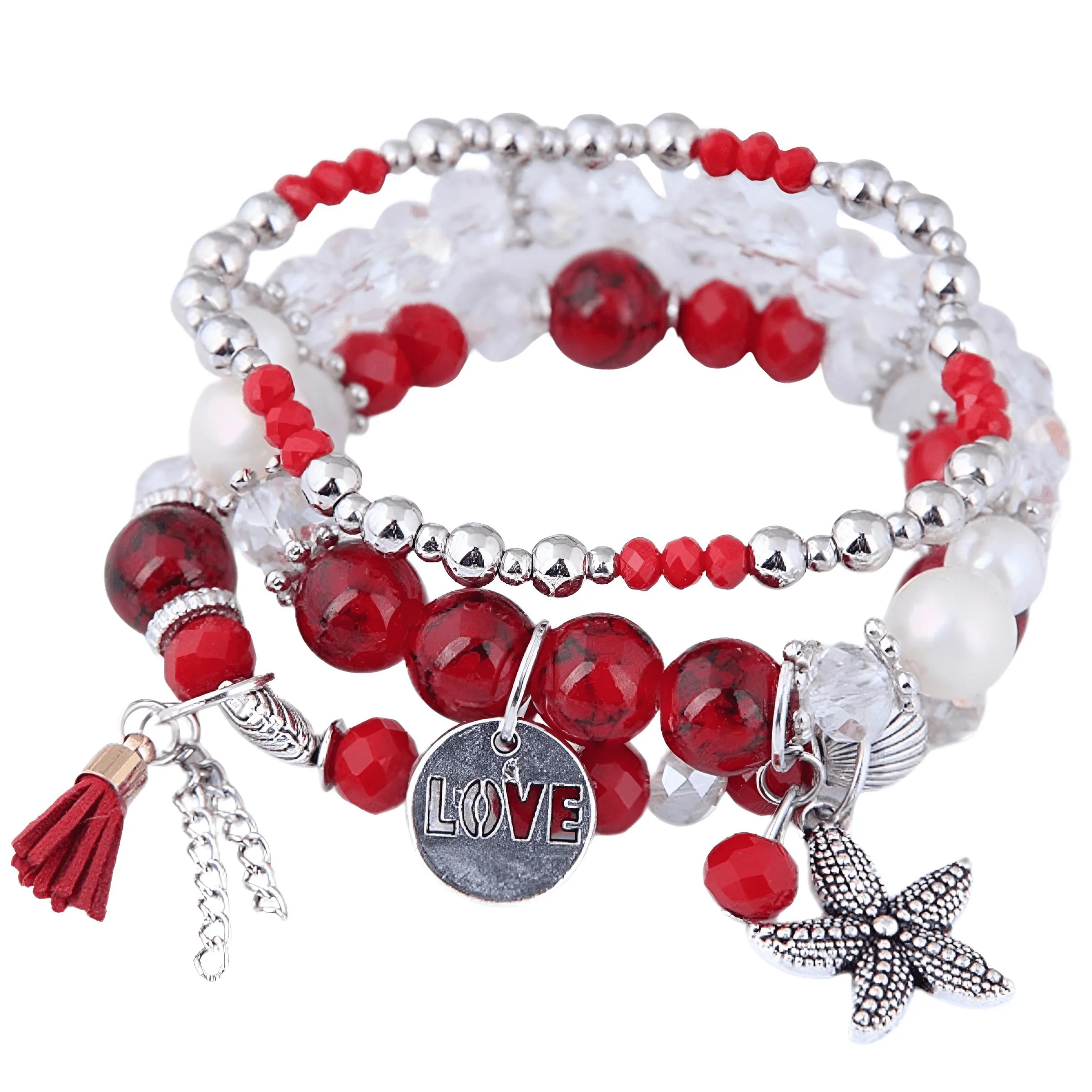 Assorted Style Bohemian Charm Bracelets For Women