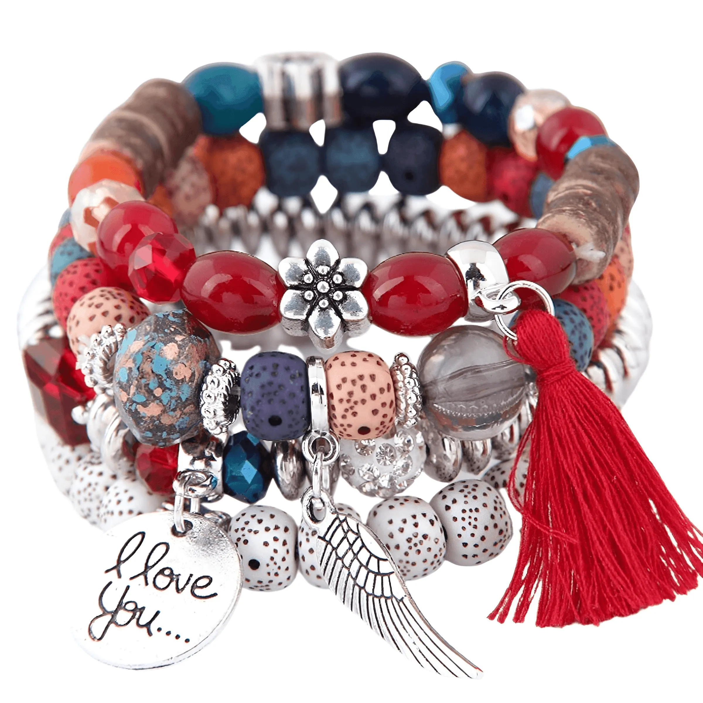 Assorted Style Bohemian Charm Bracelets For Women