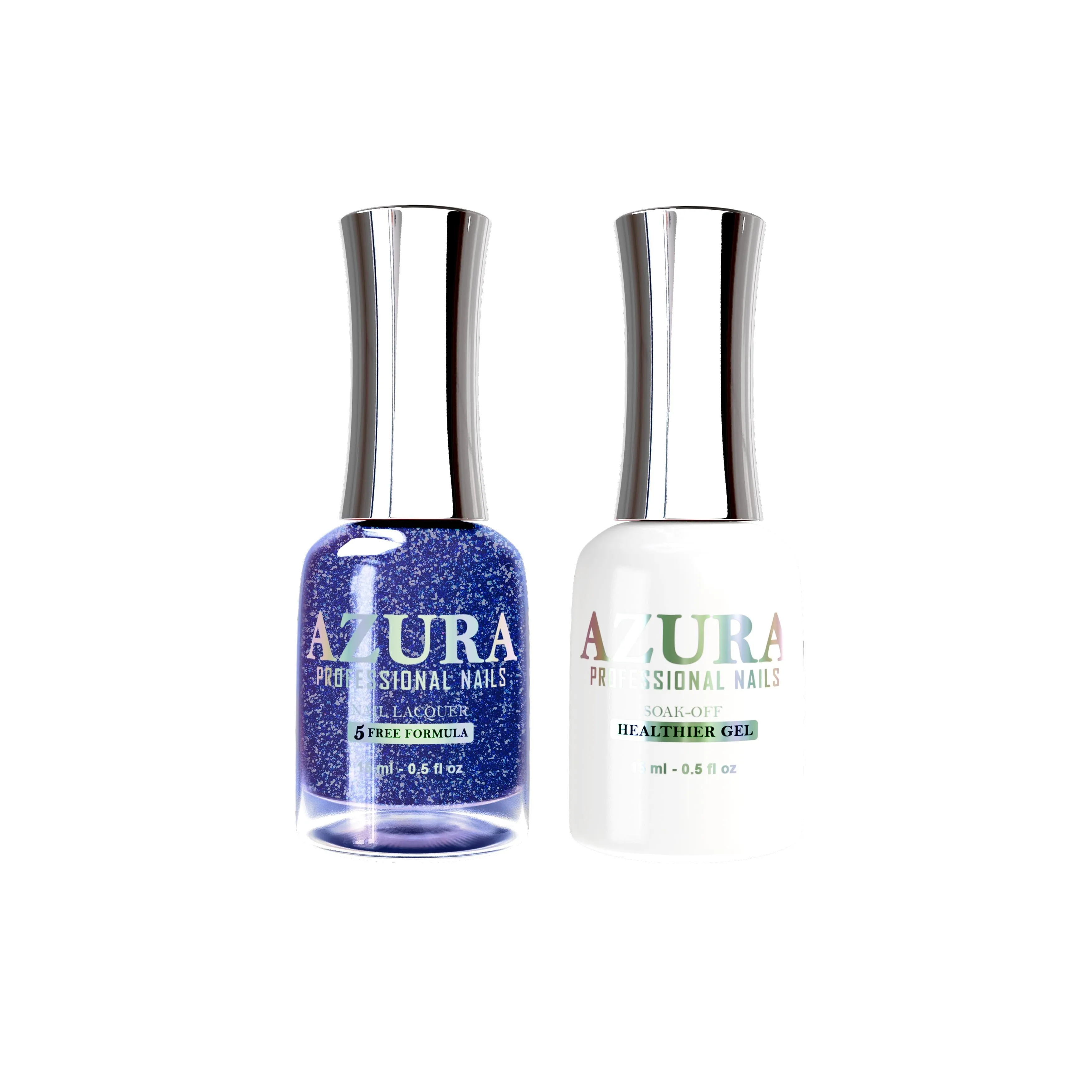 AZURA Gel Duo (Gel & Lacquer) - Glitter Blue - 071