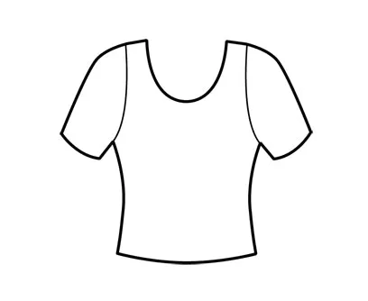 Baltogs Custom Made Child Metallic Short Sleeve Waist Length Top "Special Order"