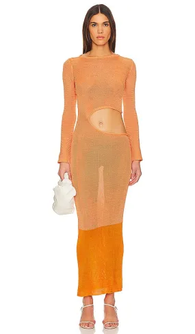 Baobab Betsy Dress in Orange