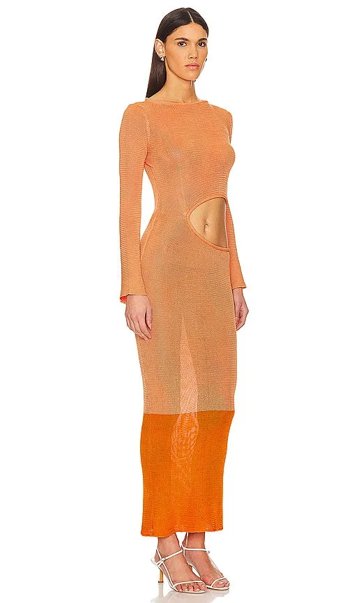 Baobab Betsy Dress in Orange