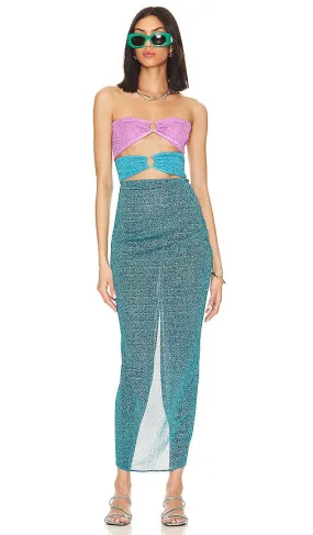 Baobab Isla Maxi Dress in Blue