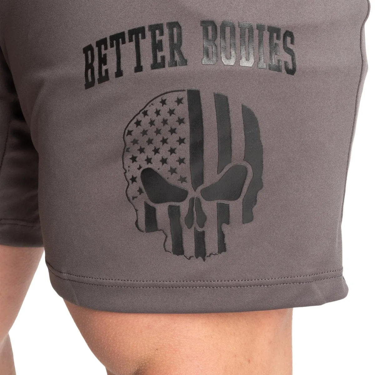 Better Bodies Skull Function Shorts - Iron