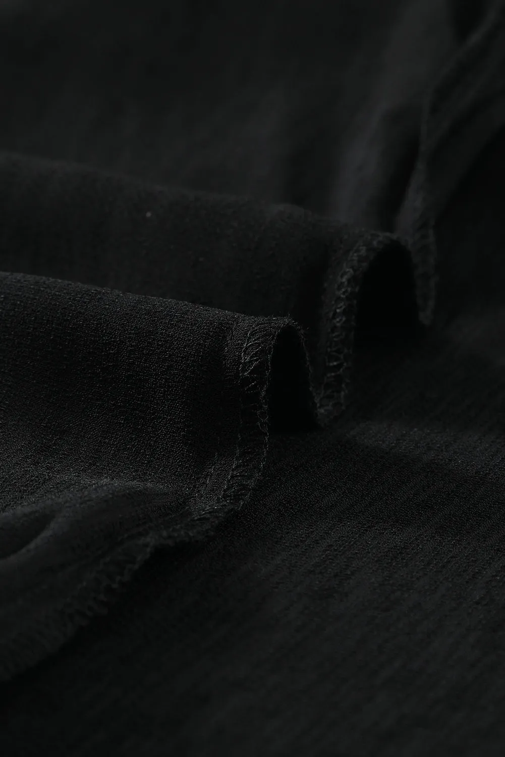 Black Formal Invitation Lace Blouse
