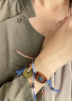 Bohemian Rosewood Rotary Woven Bracelet ML1319