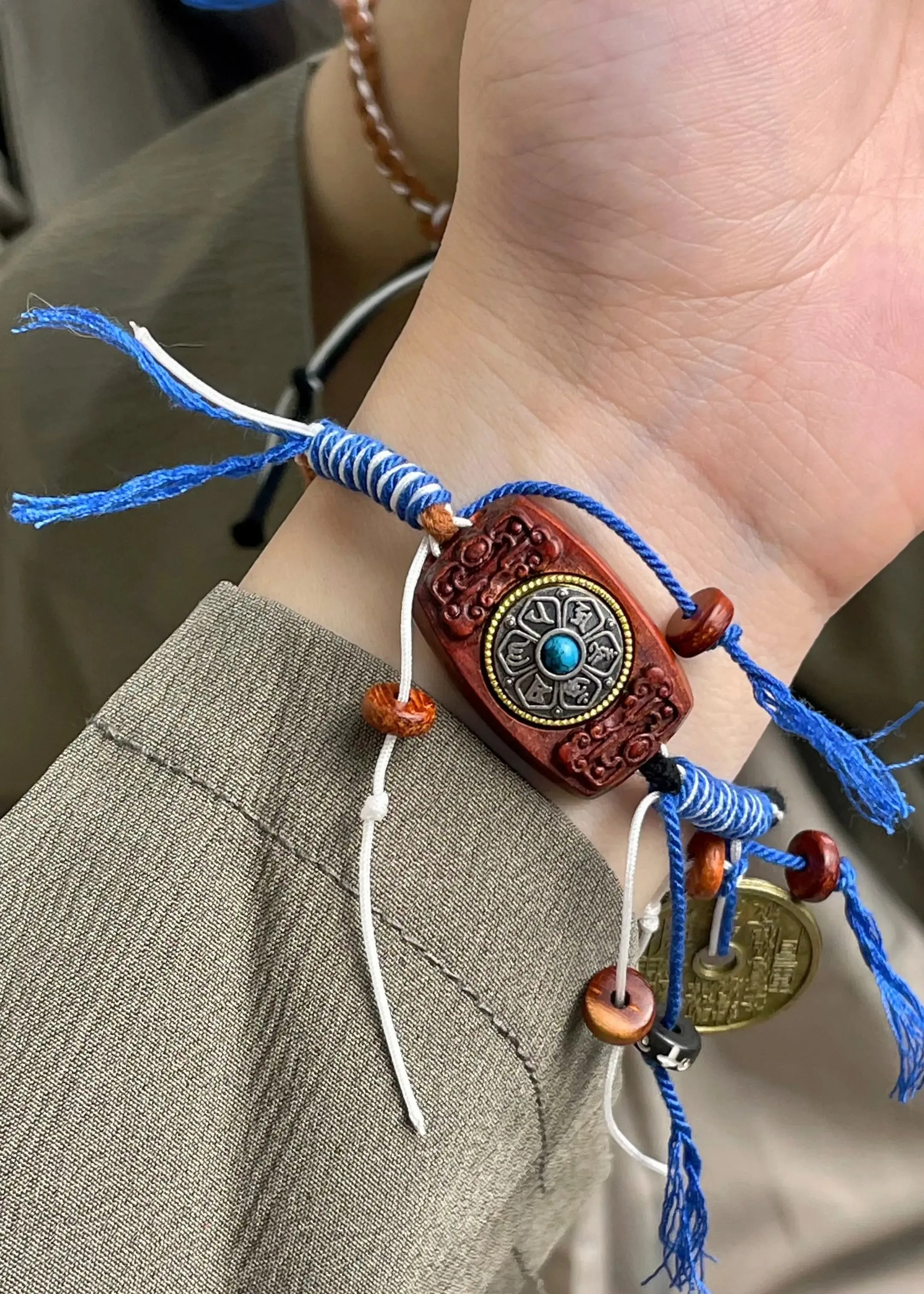 Bohemian Rosewood Rotary Woven Bracelet ML1319