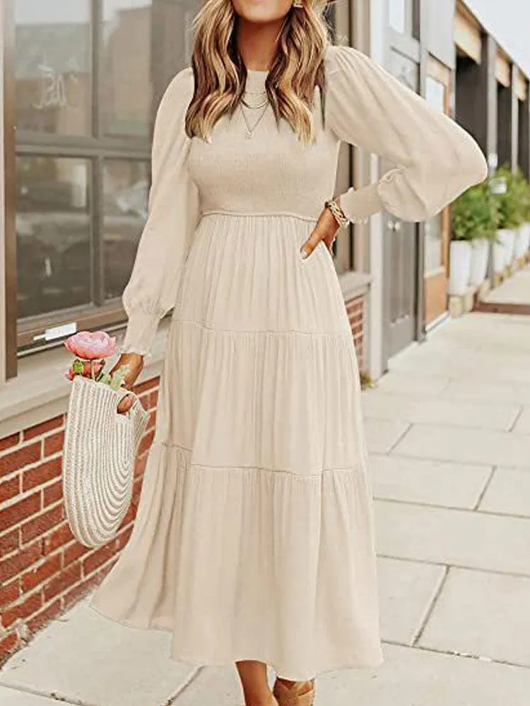 Boho Chic Flying Sleeve Maxi Dress