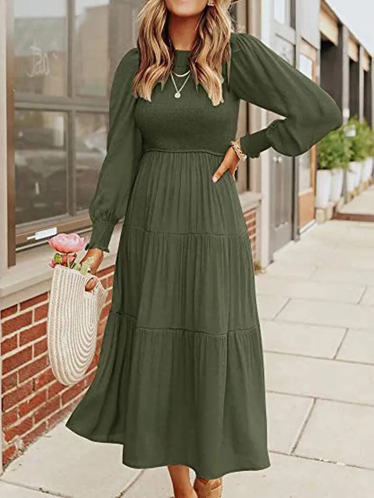 Boho Chic Flying Sleeve Maxi Dress