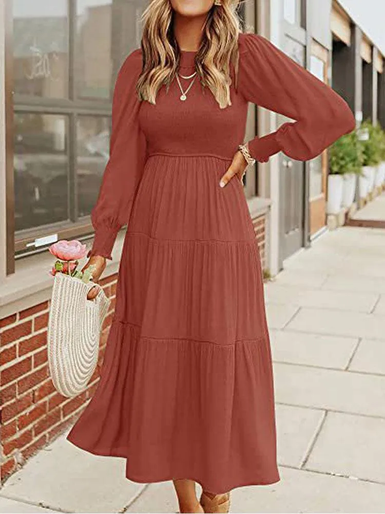 Boho Chic Flying Sleeve Maxi Dress
