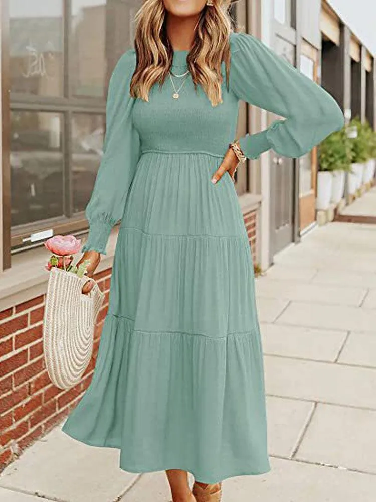 Boho Chic Flying Sleeve Maxi Dress