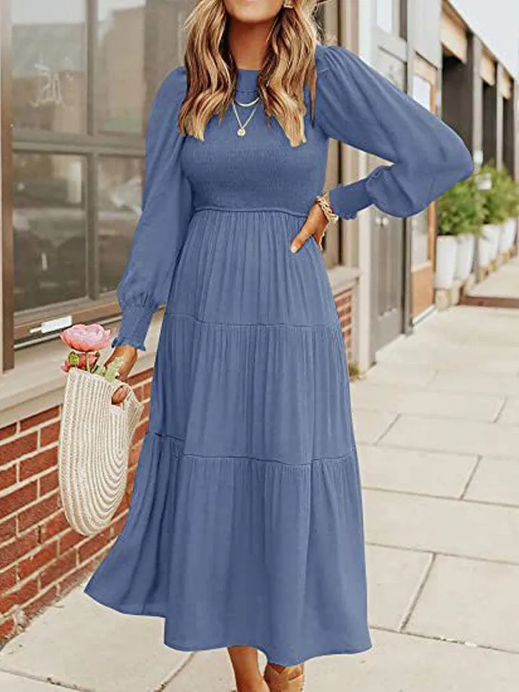 Boho Chic Flying Sleeve Maxi Dress