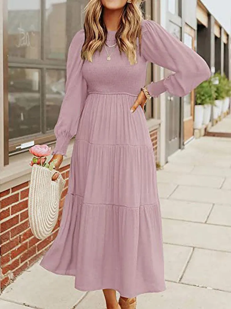 Boho Chic Flying Sleeve Maxi Dress