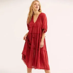 BOHO ROBE DRESS