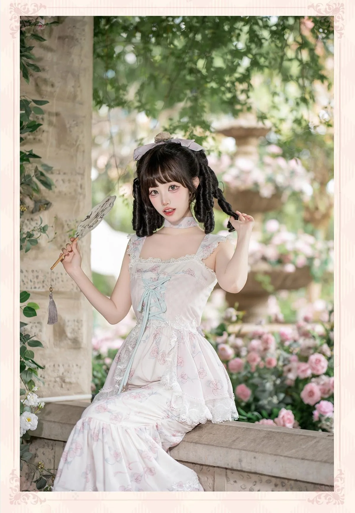 Bramble Rose~Exquisite Luo Shen~Qi Lolita OP Dress Chinese Style Lolita JSK