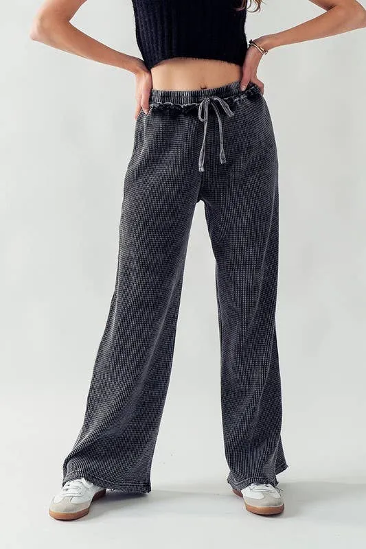 BRAY COZY COMFORT PANTS: TAUPE