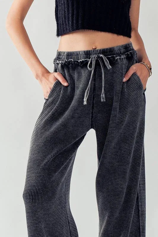 BRAY COZY COMFORT PANTS: TAUPE