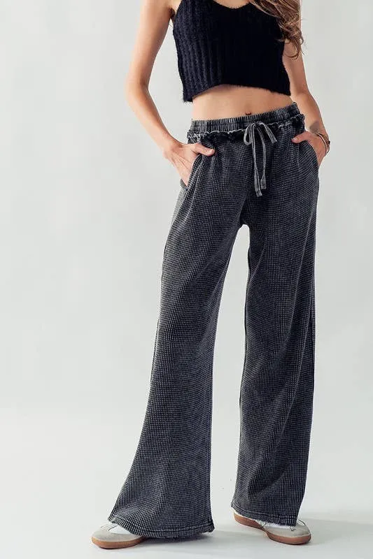 BRAY COZY COMFORT PANTS: TAUPE