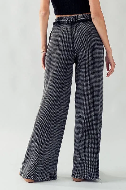 BRAY COZY COMFORT PANTS: TAUPE
