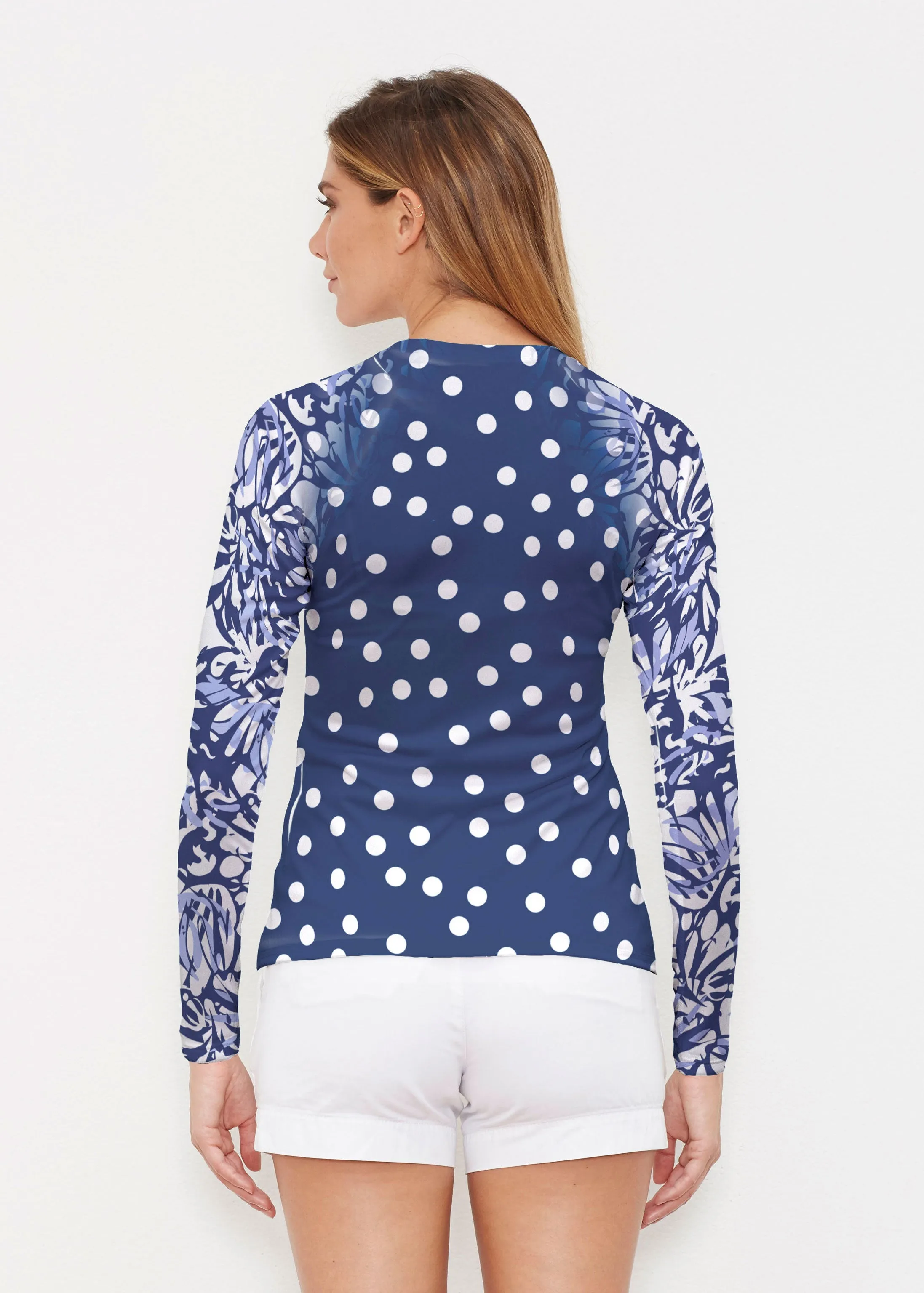 Camouflage Dots (7879) ~ Long Sleeve Rash Guard
