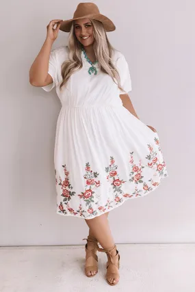 Caribbean Bliss Embroidered Midi Curves