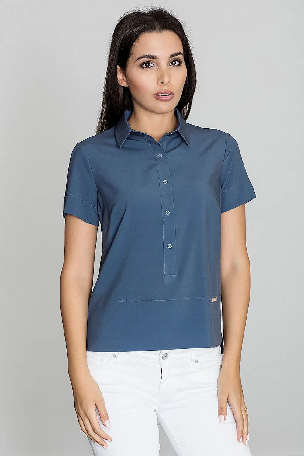 Chic Professional Collared Blouse for Effortless Elegance