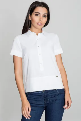 Chic Professional Collared Blouse for Effortless Elegance