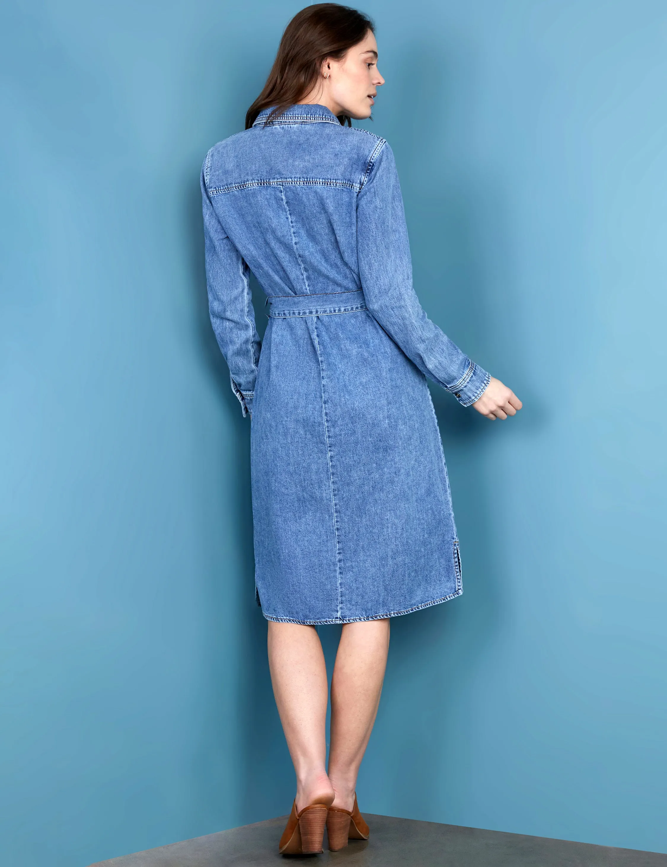 Chloe Denim Shirtdress