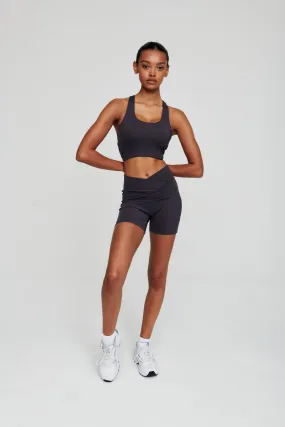 Coal Grey Athletic Bra