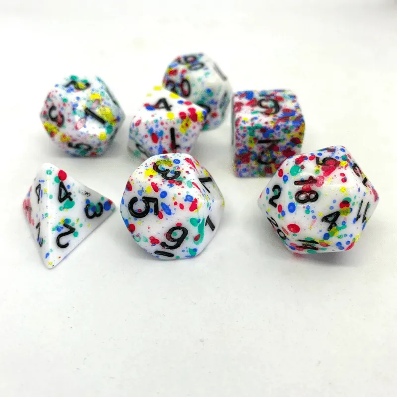 Colourful RPG Dice Set