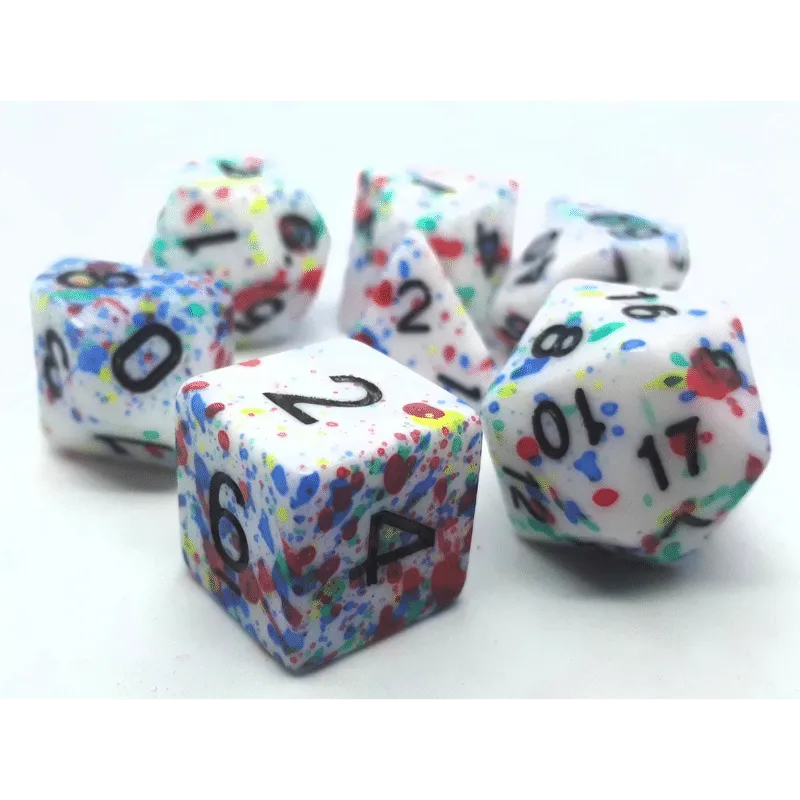 Colourful RPG Dice Set