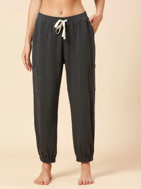 COTTON LYCRA CARGO POCKET JOGGERS