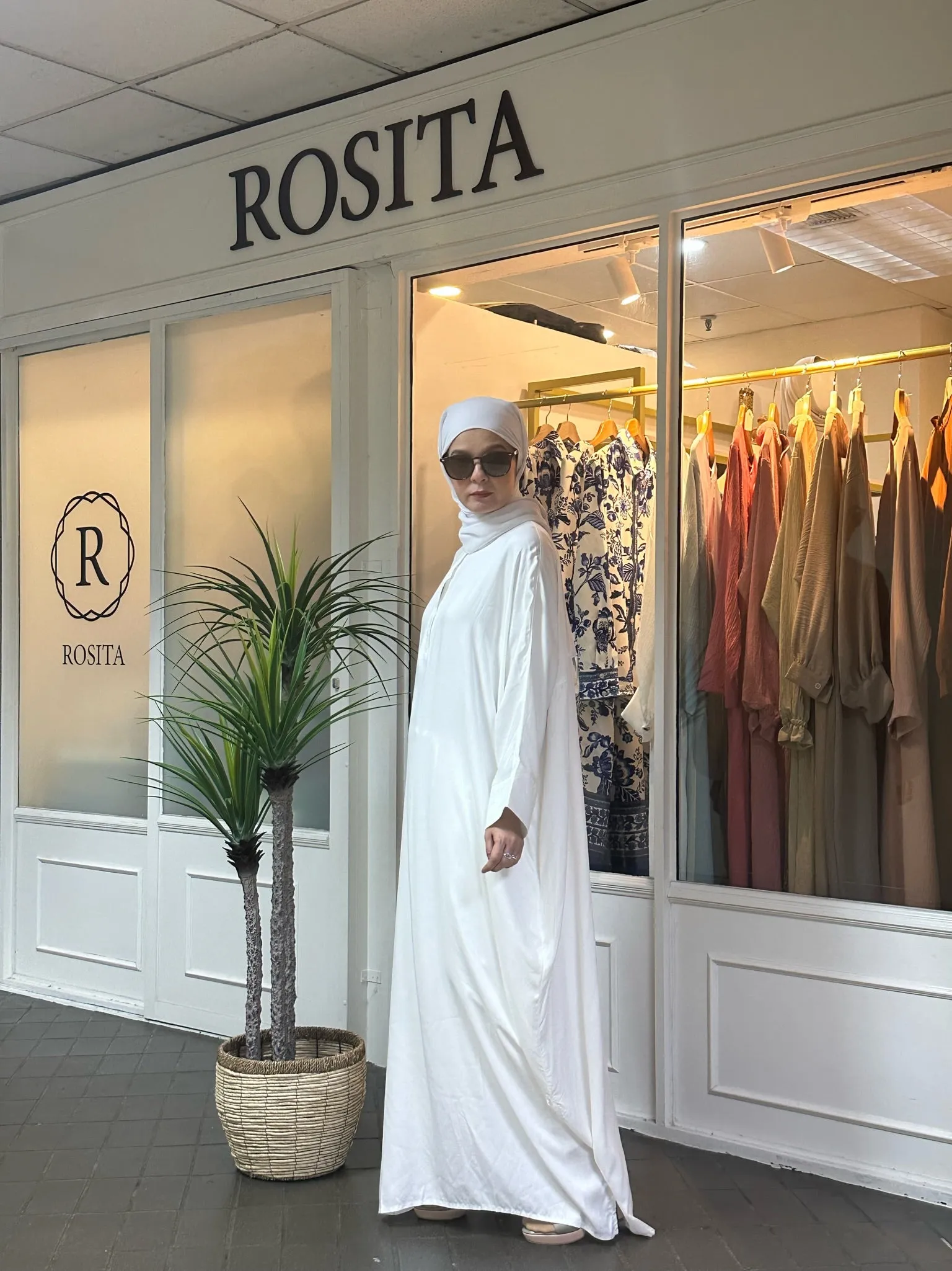 Dahlia Kaftan in White