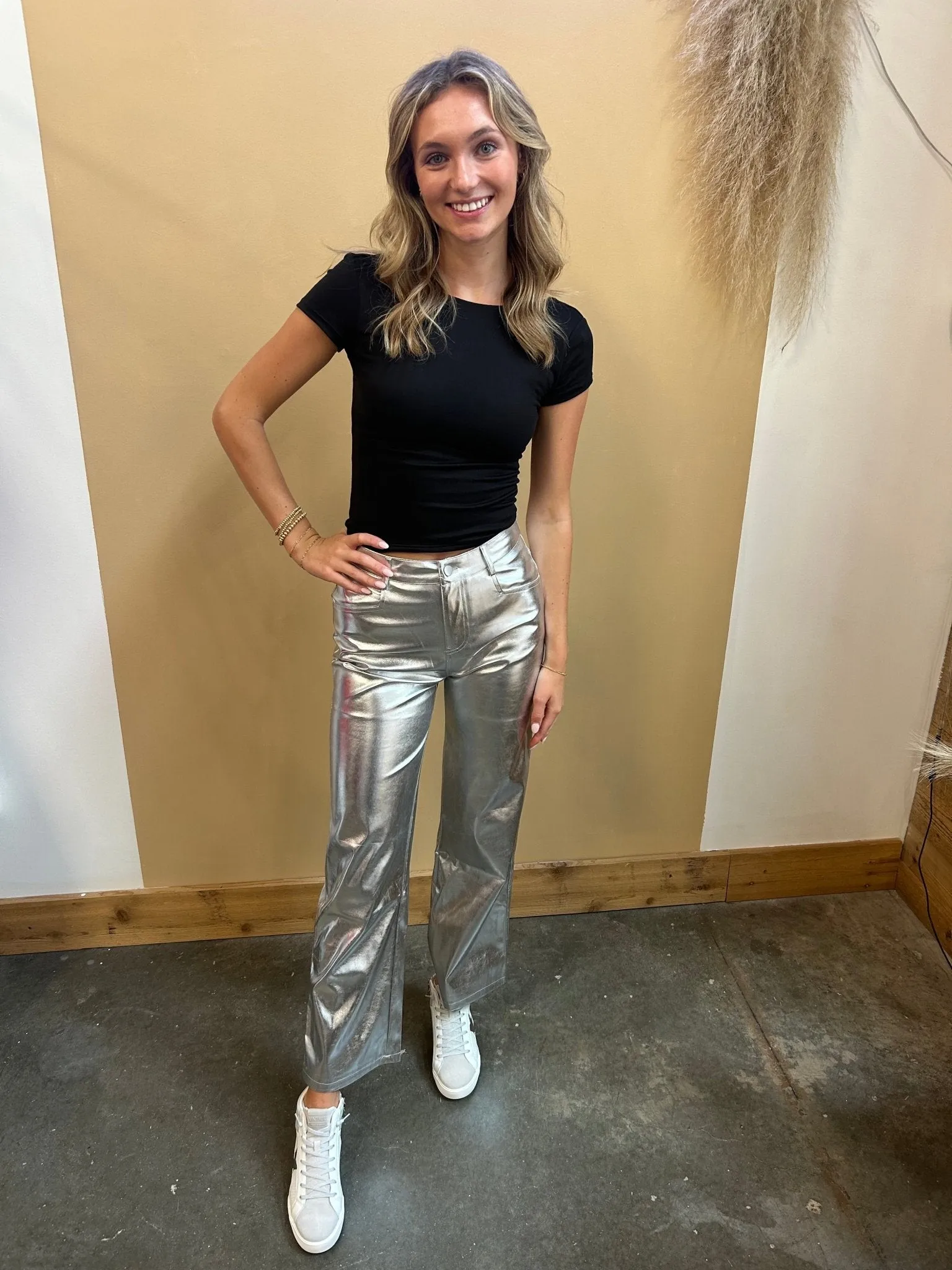 Disco Metallic Pants