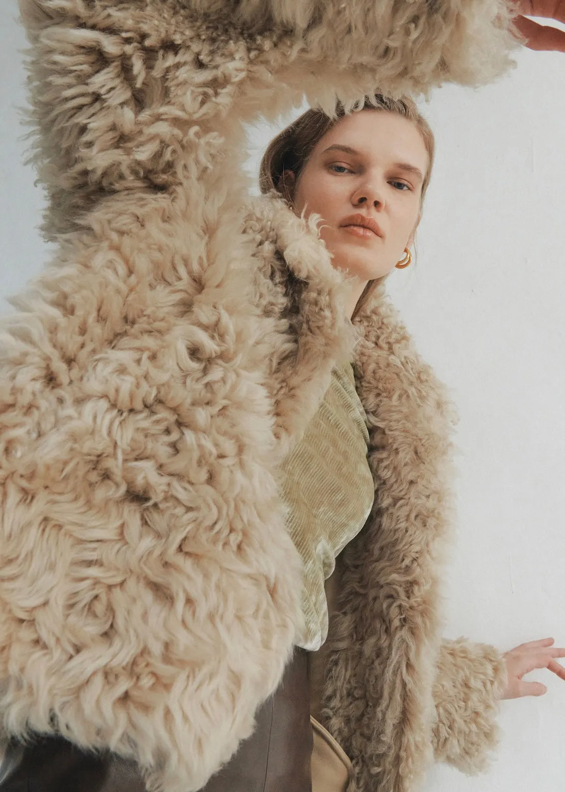 ELBORN | Derby Toscana Fur Jacket (Beige)