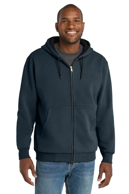 EMBROIDERED - CS620 - Cornerstone® Men's Heavyweight Full-Zip Hooded Sweatshirt w/Thermal Lining
