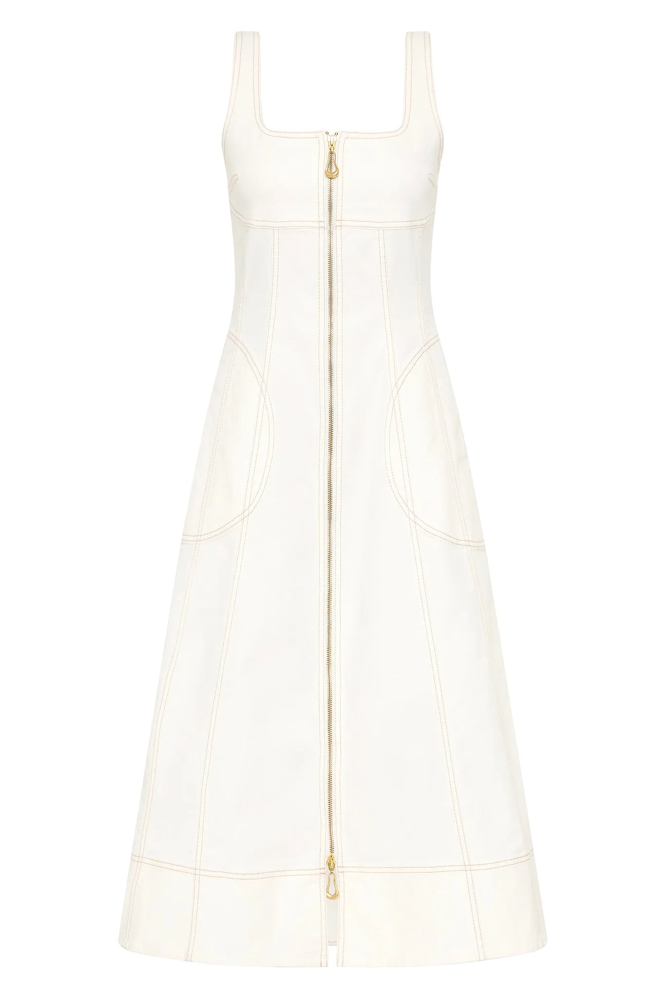 Emilie Denim Midi Dress