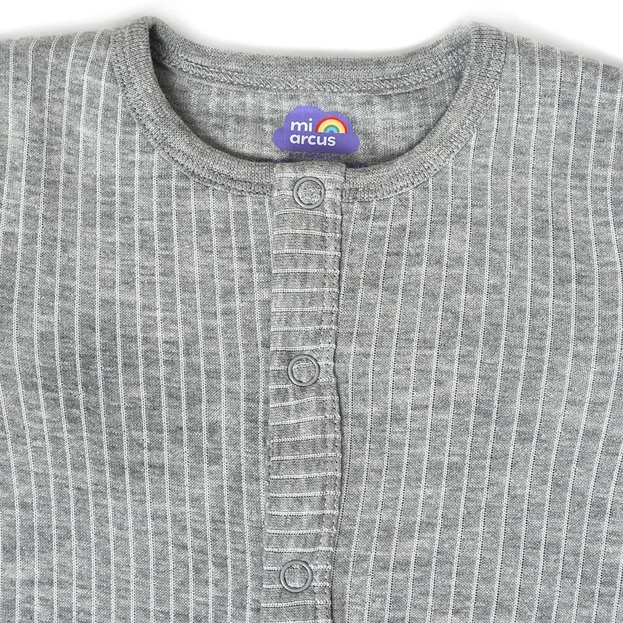Farm Friends Comfy Front Open Knitted Thermals Top Pack of 3