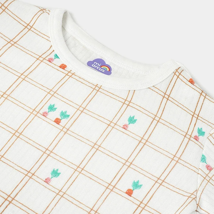 Farm Friends Knitted Full Sleeve Thermal  Top Pack of 3