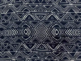 Faux Linen Fabric - Aztec