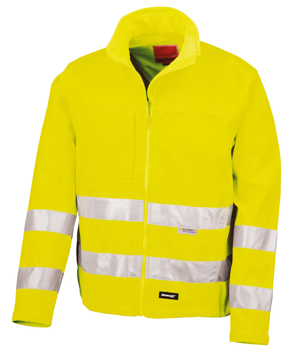 Fluorescent Yellow - High-viz softshell jacket
