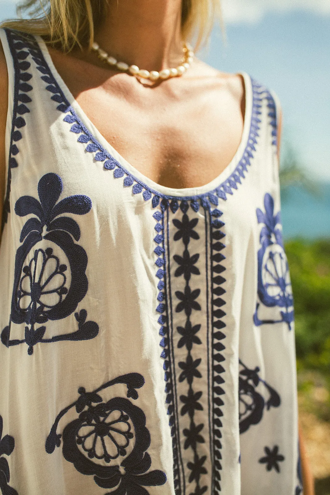 Frances Dress - True Blue
