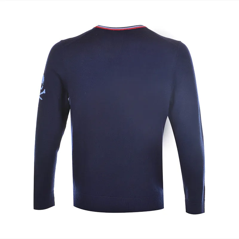 GFORE Striped Ringer Crewneck Men's Sweater (Twilight)