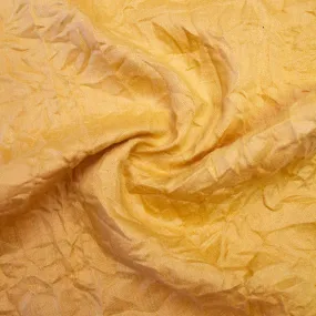 Grace Ochre Yellow Wrinkled Linen